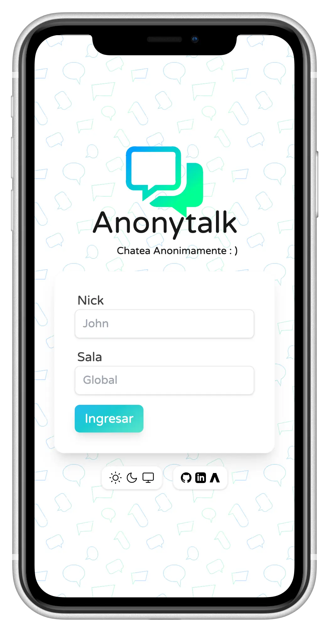 Anonytalk Mobile Preview